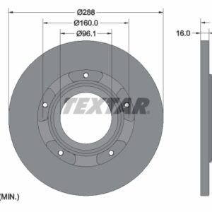 Disc frână TEXTAR 93260703