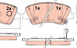 Plăcuțe de frână TRW MOTO GDB2510