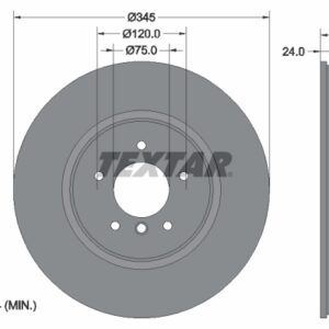 Disc frână TEXTAR 92161205
