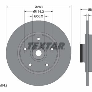 Disc frână TEXTAR 92196003