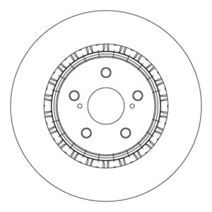 Disc frână TRW MOTO DF6858S