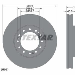 Disc frână TEXTAR 93105600
