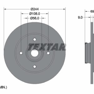 Disc frână TEXTAR 92305403