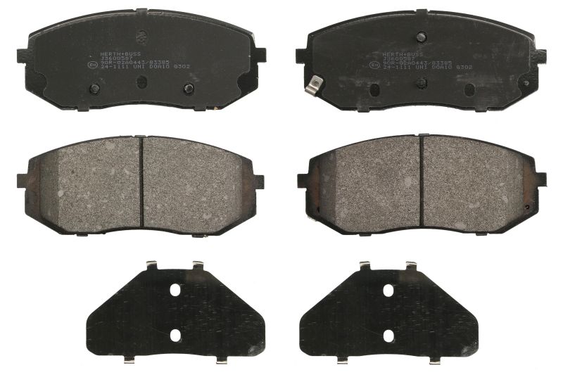 Plăcuțe de frână HERTH+BUSS JAKOPARTS J3600587