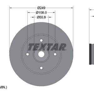 Disc frână TEXTAR 92133303