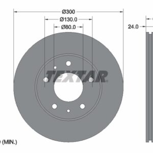 Disc frână TEXTAR 92116703