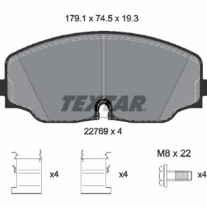 Plăcuțe de frână TEXTAR 2276901