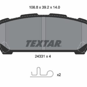 Plăcuțe de frână TEXTAR 2433101