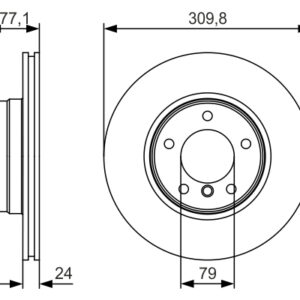 Disc frână BOSCH 0 986 479 S29