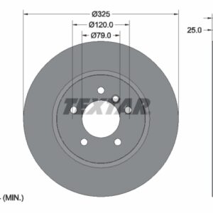 Disc frână TEXTAR 92106905