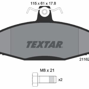Plăcuțe de frână TEXTAR 2166201