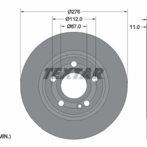 Disc frână TEXTAR 92316803