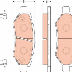 Plăcuțe de frână TRW MOTO GDB4602
