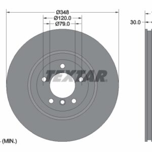 Disc frână TEXTAR 92155305