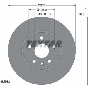 Disc frână TEXTAR 92198903