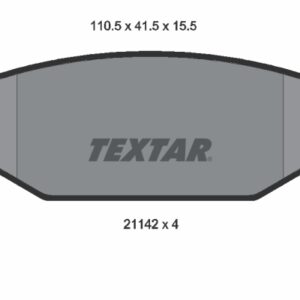 Plăcuțe de frână TEXTAR 2114202