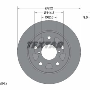 Disc frână TEXTAR 92305703