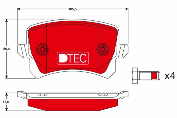 Plăcuțe de frână TRW MOTO GDB1763DTE păreri