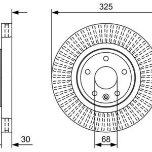 Disc frână BOSCH 0 986 479 W52