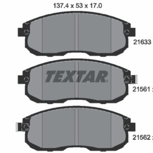Plăcuțe de frână TEXTAR 2156101