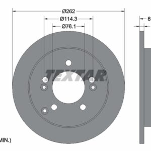 Disc frână TEXTAR 92156803