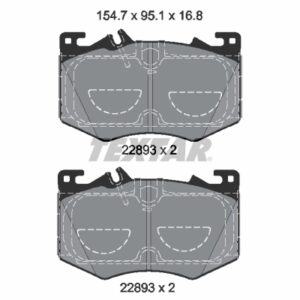Plăcuțe de frână TEXTAR 2289301