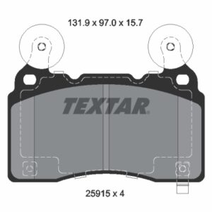 Plăcuțe de frână TEXTAR 2591501