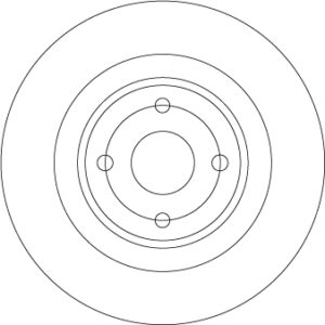 Disc frână TRW MOTO DF6974