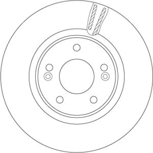 Disc frână TRW MOTO DF6497S