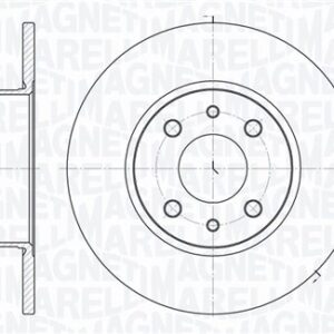 Disc frână MAGNETI MARELLI 361302040187