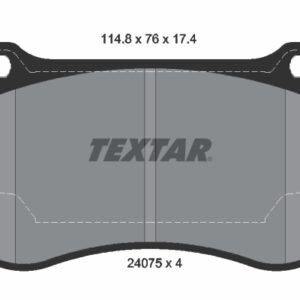Plăcuțe de frână TEXTAR 2407501