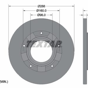 Disc frână TEXTAR 92316903