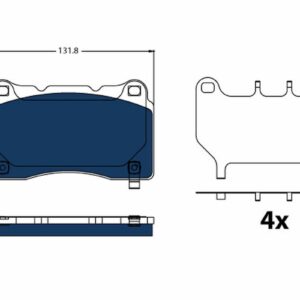 Plăcuțe de frână TRW MOTO GDB2198BTE