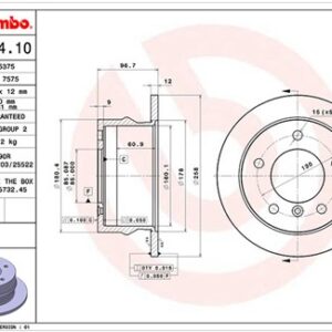 Disc frână MAGNETI MARELLI 360406032800