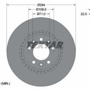 Disc frână TEXTAR 92287103