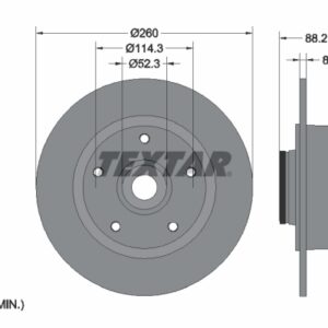 Disc frână TEXTAR 92195903