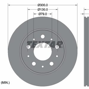 Disc frână TEXTAR 92284303