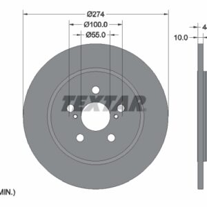 Disc frână TEXTAR 92333703