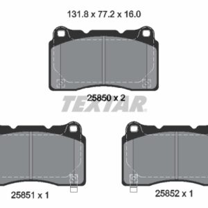 Plăcuțe de frână TEXTAR 2585001