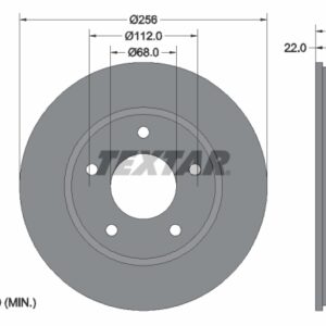 Disc frână TEXTAR 92174205