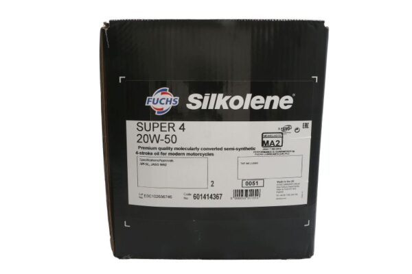 Ulei de motor SILKOLENE SUPER 4 20W50 20L CUBE păreri