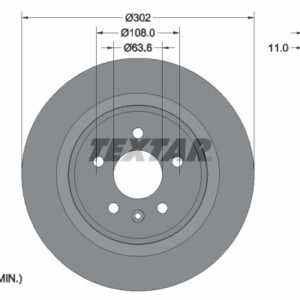Disc frână TEXTAR 92162903