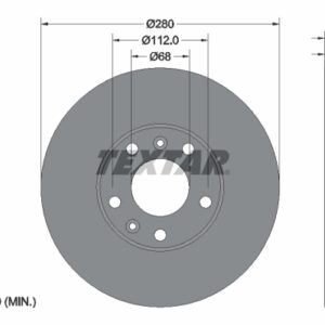 Disc frână TEXTAR 92152203