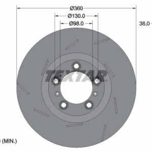 Disc frână TEXTAR 92213905