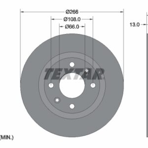 Disc frână TEXTAR 92089103