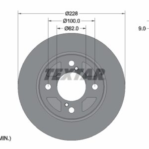 Disc frână TEXTAR 92303603