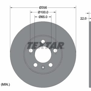 Disc frână TEXTAR 92303803