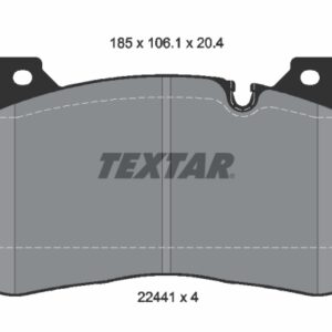 Plăcuțe de frână TEXTAR 2244101