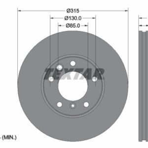 Disc frână TEXTAR 92304905