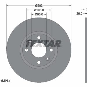 Disc frână TEXTAR 92111603